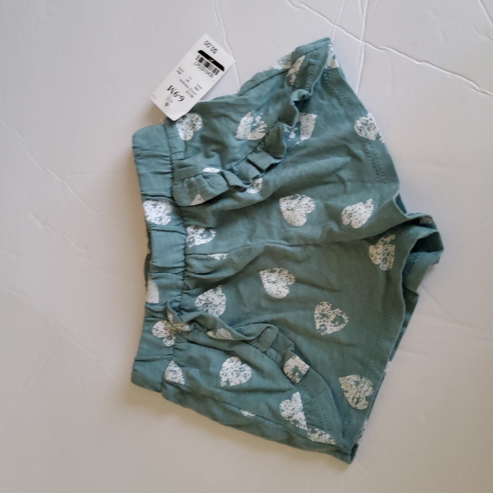 Grayson Mini girls blue shorts 6-9 months